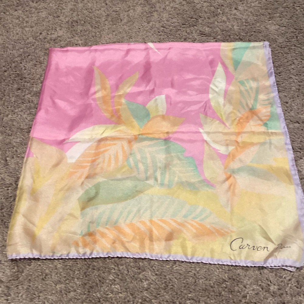 Carven Paris Silk Scarf